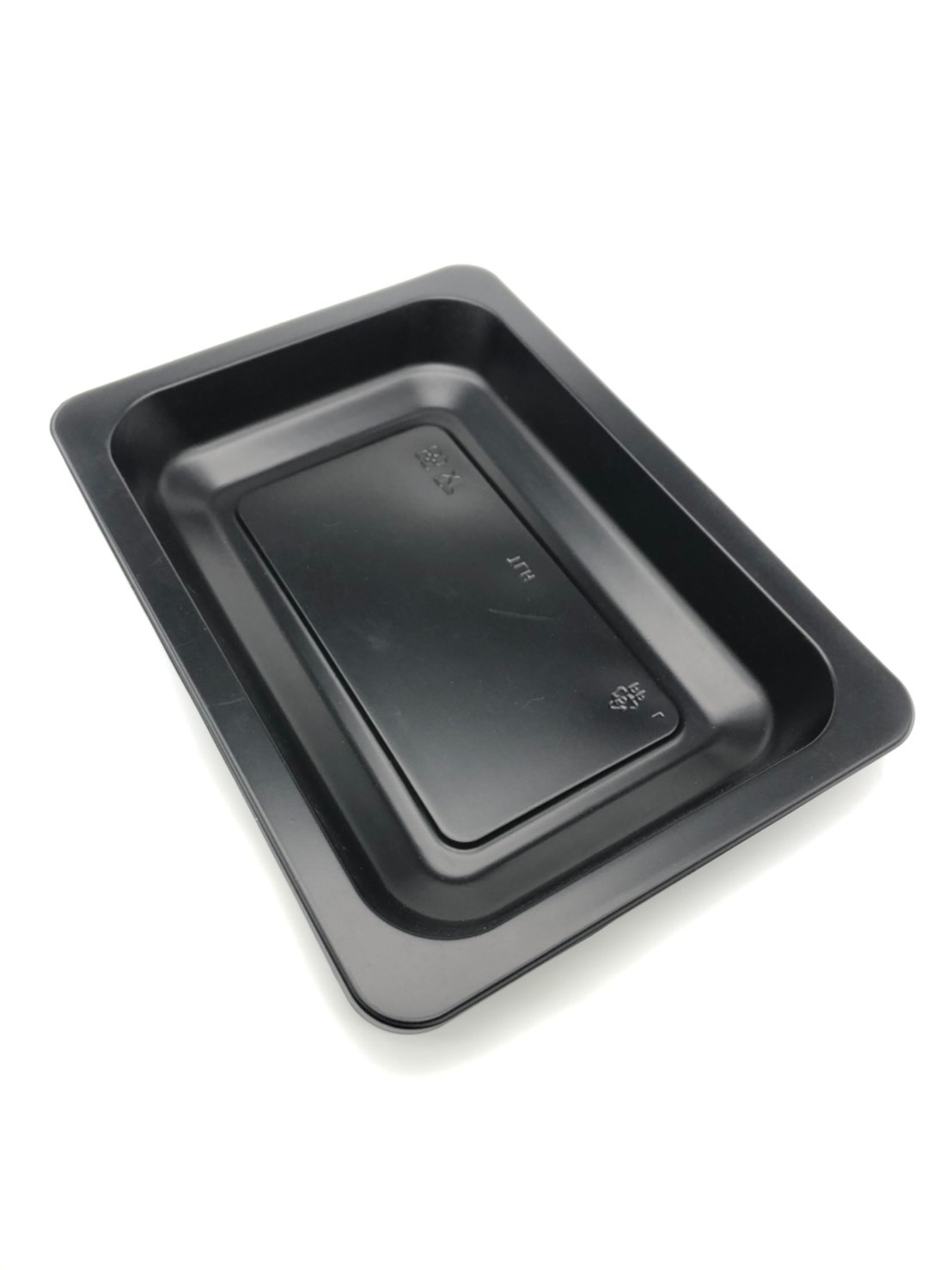 food-tray-1.jpg (TLH-B011) ถาดใส่อาหารขาว 700 ml